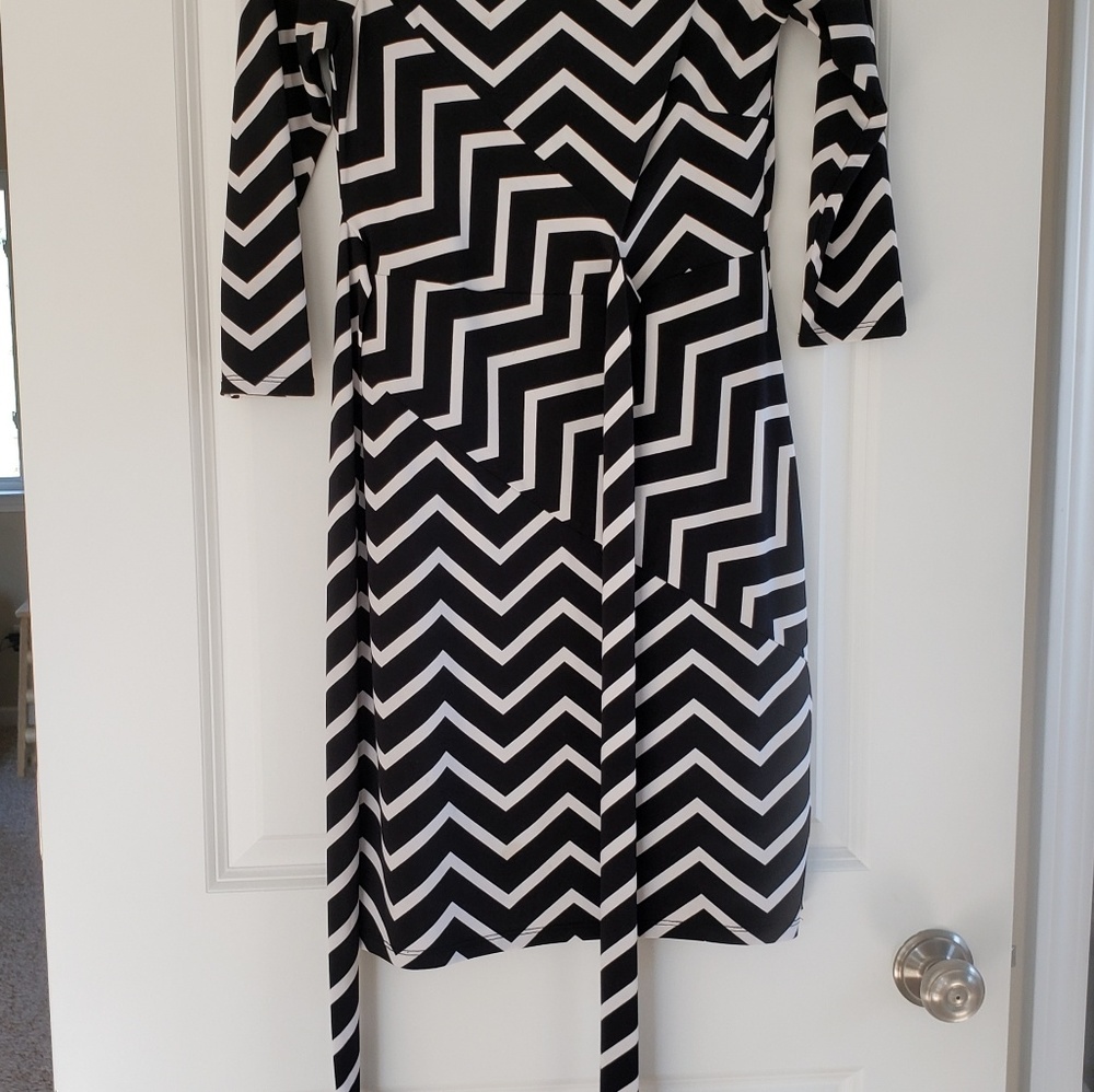 Ann Taylor Black & White Dress